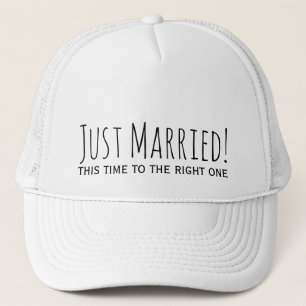 Casquette Marié à la droite d'un deuxième mariage