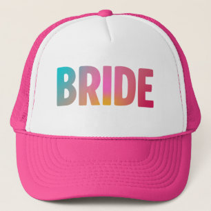 Casquette Mariée Colorée