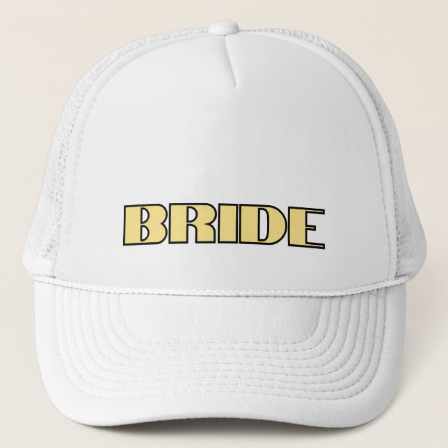 Casquette mariée inspiré par la feuille de jeu (Devant)