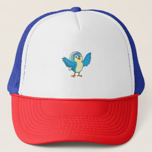 Casquette Mariée oiseau voilée