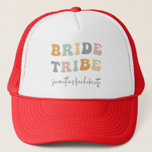 Casquette Mariée Tribe Bachelorette Party 90s Retro Custom