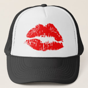 Casquette Mark de baiser rouge