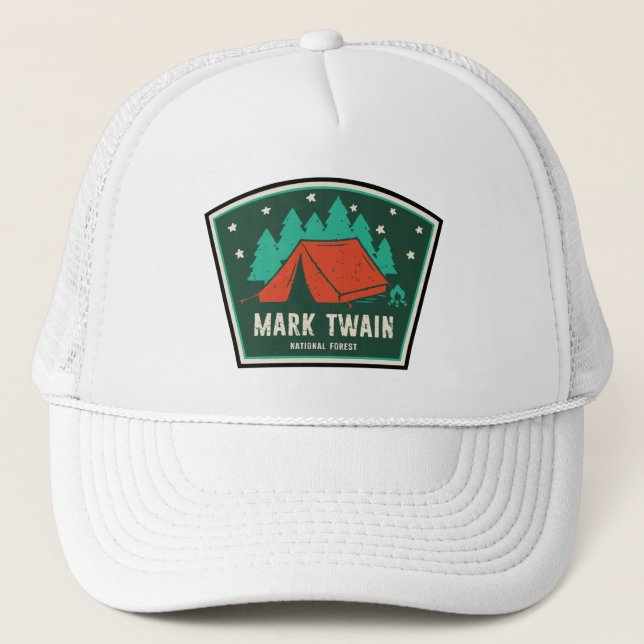 Casquette Mark Twain National Forest Camping (Devant)