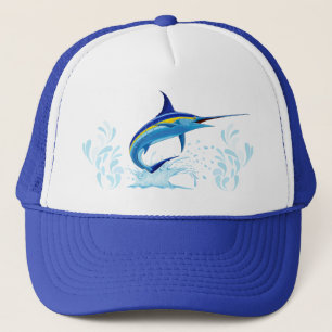 Casquette Marlin Bleu Jaillissant de l'Océan