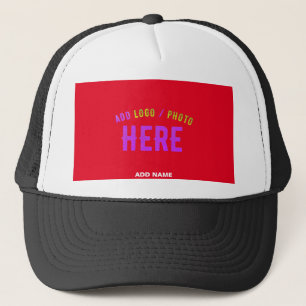 CASQUETTE MARQUE BLANCHE NOIR NOIR MODERNE ET PERSONNALISABL