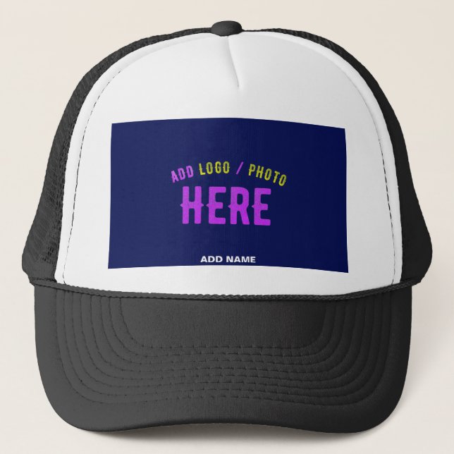 CASQUETTE MARQUE BLEUE BLACK MARQUE MODERNE ET MODERNE (Devant)