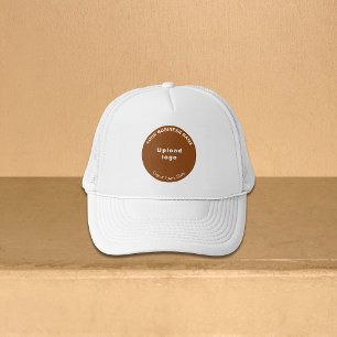 Casquette Marque Brown d'affaires ronde sur chapeau de camio