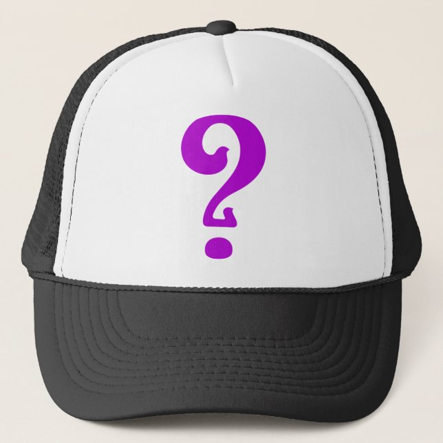Casquette Marque de question Art Nouveau (Devant)