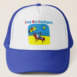 CASQUETTE MARQUÉ LAZY MAIS INTELLIGENT
