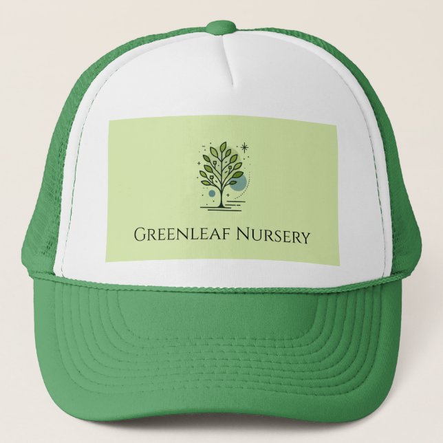 Casquette Marque personnalisée de pépinière Greenleaf (Devant)