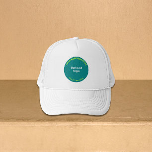 Casquette Marque turquoise Green Round Business sur chapeau 