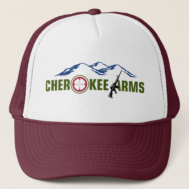 Casquette marron de bras cherokee (Devant)
