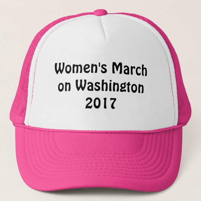 Casquette Mars des femmes sur Washington 2017 (Devant)