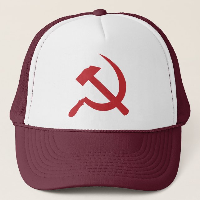 Casquette marteau et faucille de l'URSS de cccp (Devant)
