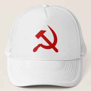 Casquette Marteau et faucille rouges de communisme