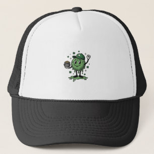 Casquette Mascotte de slime de la Saint-Patrick T-shirt vect