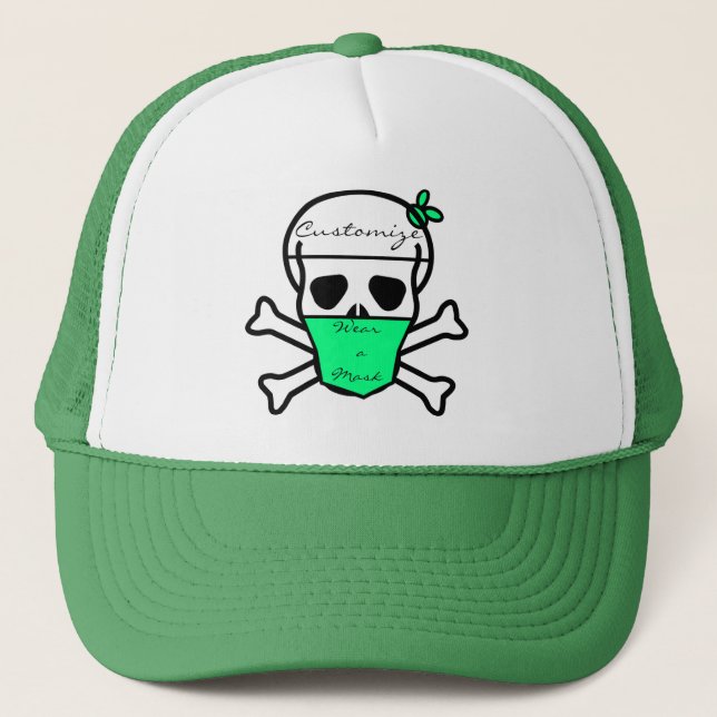 Casquette Masque à crâne Thunder_Cove (Devant)
