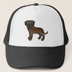 Casquette Mastiff Anglais Bringé Chien de Dessin Animé Migno