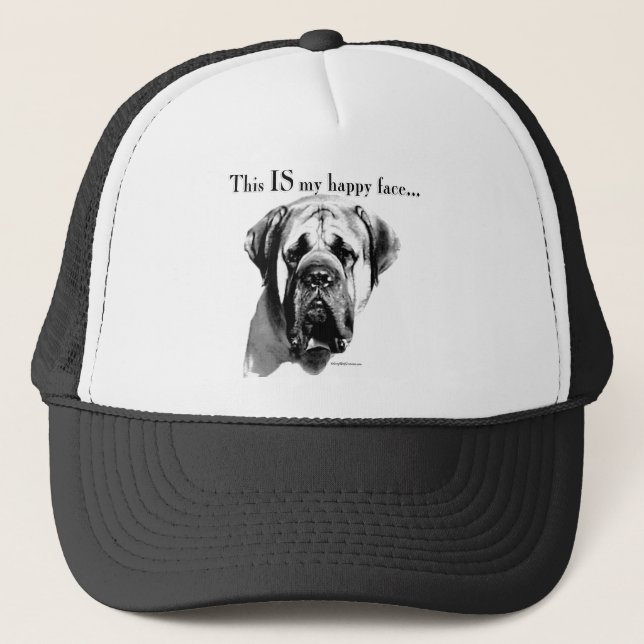 Casquette Mastiff Joyeux visage (Devant)