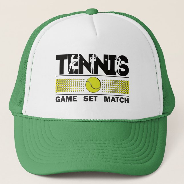 Casquette Match de jeu de tennis (Devant)