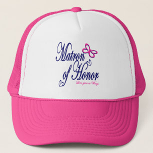 Casquette Matron d'honneur / Papillon