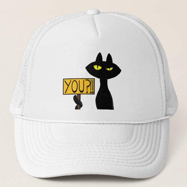 Casquette Mauvais Boogie -Le Chat- "Vous?!!" Chapeaux de cam (Devant)