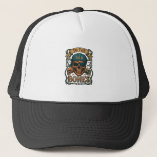 Casquette Mauvais crâne de pirate bandana corde os croisés