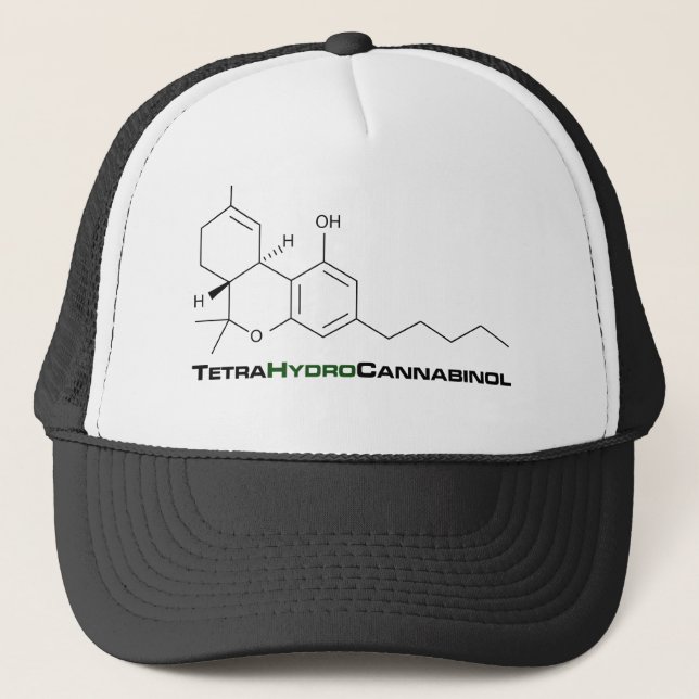 Casquette Mauvaise herbe de THC (Devant)