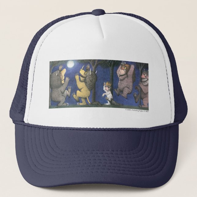Casquette Max et les créatures sauvages dansant au clair de  (Devant)