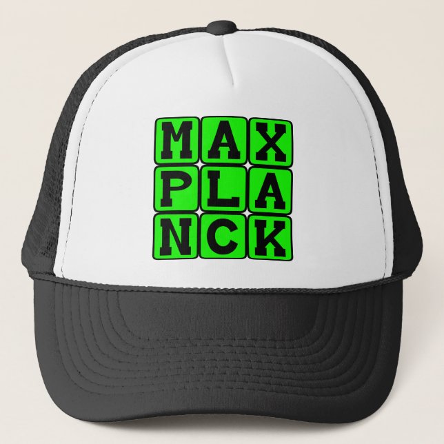 Casquette Max Planck, physicien théoricien (Devant)