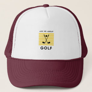 Casquette Me demander sur le golf