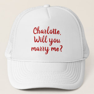 Casquette Me marie-t-on une proposition de mariage texte per