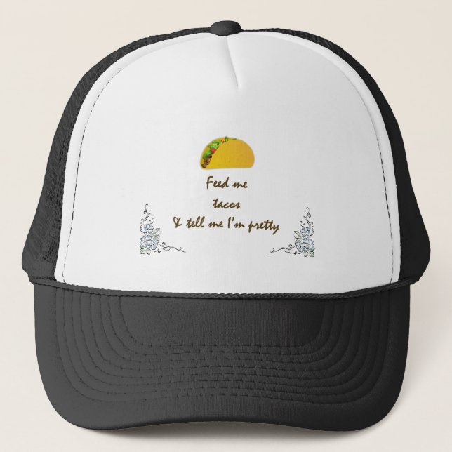 Casquette Me nourrir de Tacos (Devant)