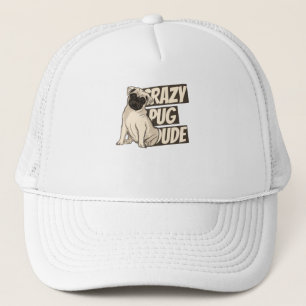Casquette Mec pug fou