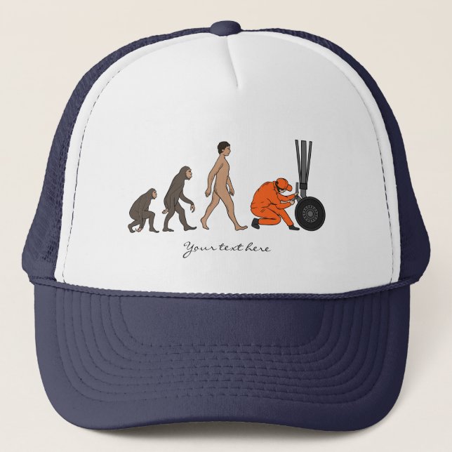 Casquette Mécanicien d'avion personnalisé Papa (Devant)