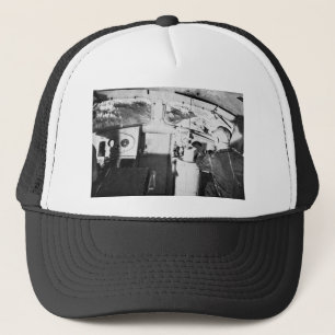 Casquette Mécanicien de locomotive vintage à l'intérieur