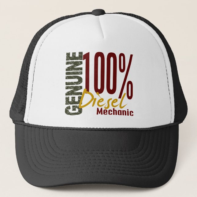 Casquette Mécanicien diesel véritable (Devant)