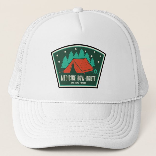 Casquette Medicine Bow-Routt Camping forestier national (Devant)