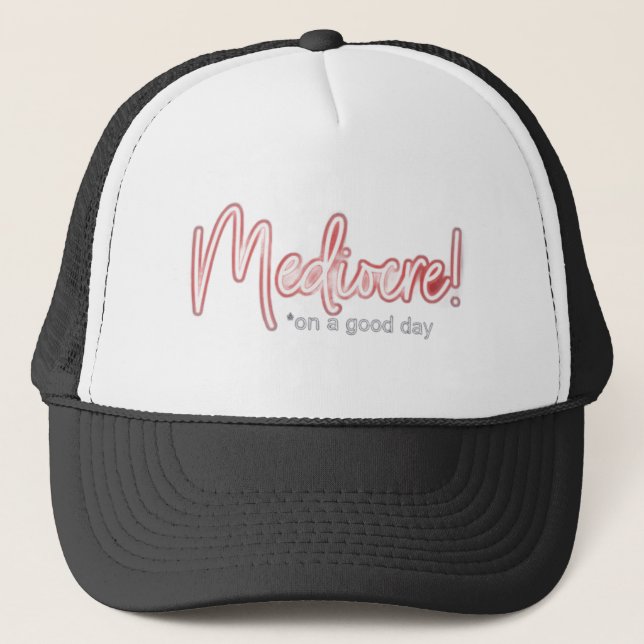 Casquette Mediocre! Baseball Hats (Devant)