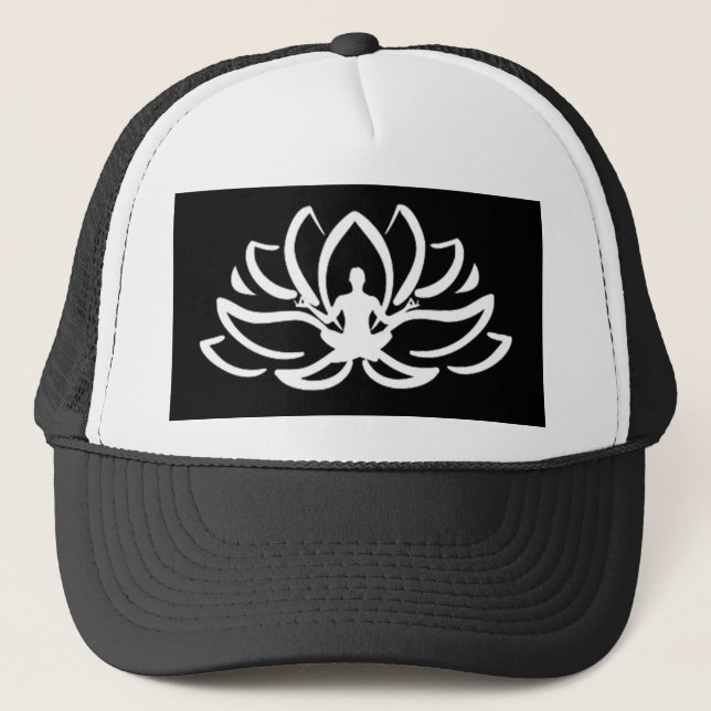 Casquette Méditation du yoga Lotus (Devant)