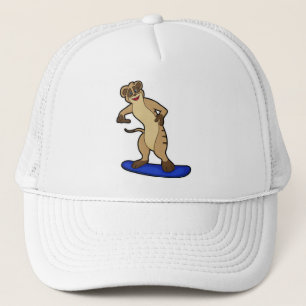 Casquette Meerkat en Snowboard avec Snowboard