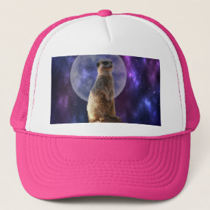 Casquette Meerkat La Nuit Bleue De Lune, Chapeau De Camion