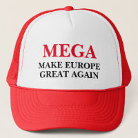 MEGA Rendre sa grandeur à l'Europe Chapeau roux Tr