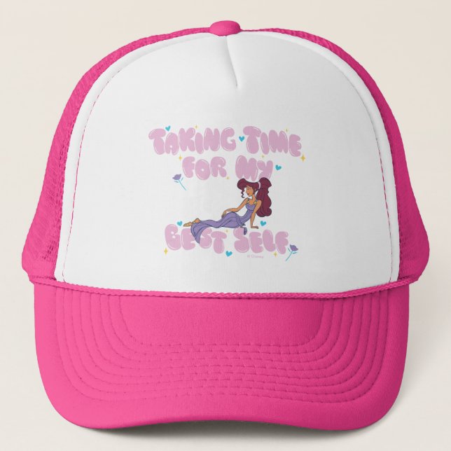Casquette Megara - Taking Time For My Best Self Trucker Hat (Devant)