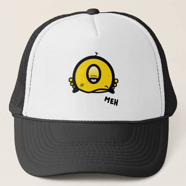 Casquette Meh (& le cool rond avec un oeil) (Devant)