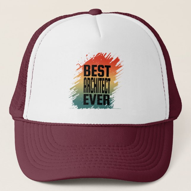 CASQUETTE MEILLEUR ARCHITECTE JAMAIS (Devant)