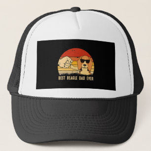 Casquette Meilleur Beagle Papa Un Jour Un Cadeau Rétro Pour