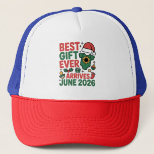 Casquette Meilleur cadeau de Noël qui arrive en juin 2026  