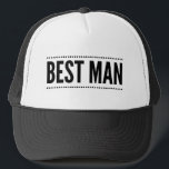 Casquette Meilleur chapeau de camion<br><div class="desc">Casquette amusant pour la fête de mariage.</div>