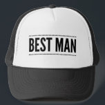 Casquette Meilleur chapeau de camion<br><div class="desc">Casquette amusant pour la fête de mariage.</div>